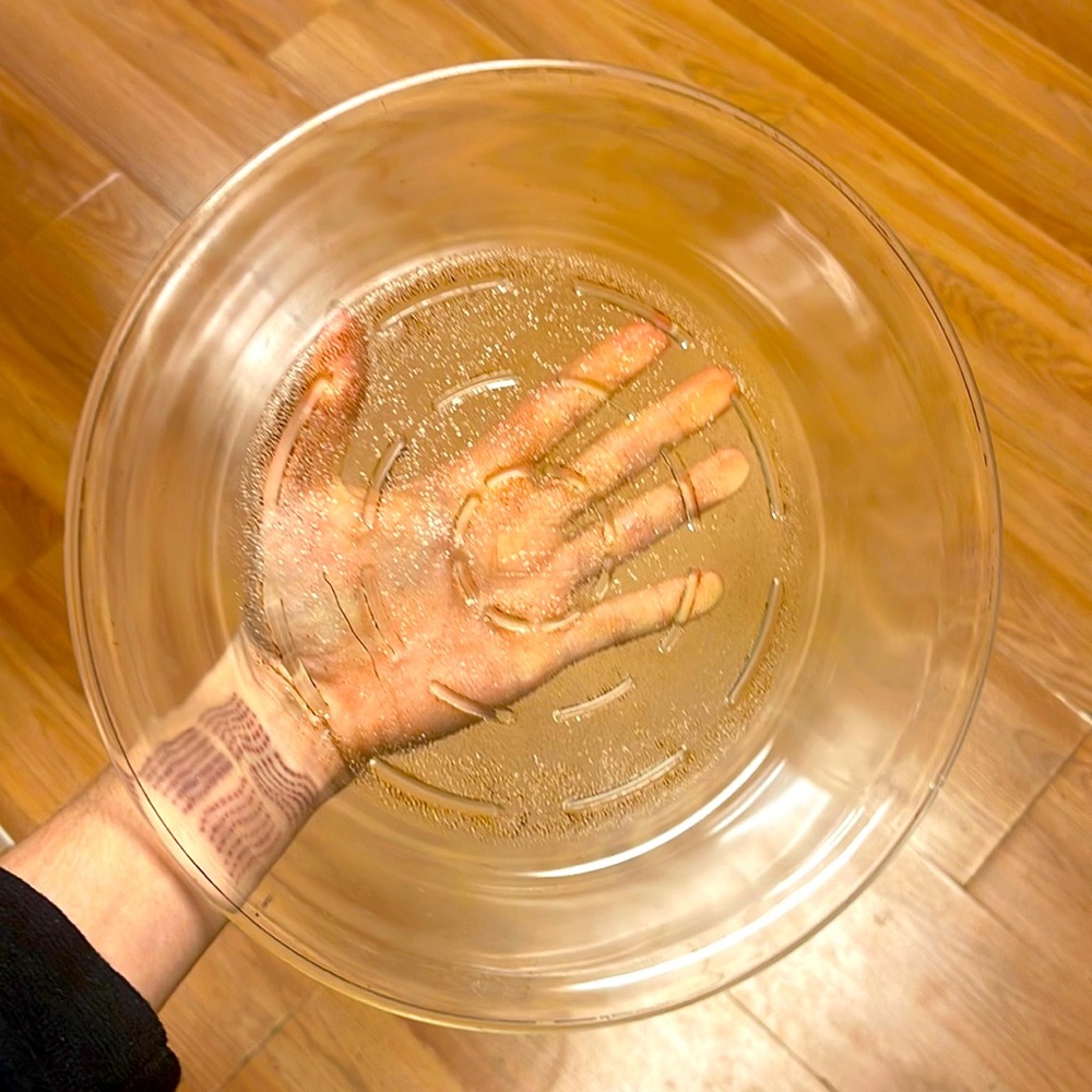 Vintage Glasbake Plate
